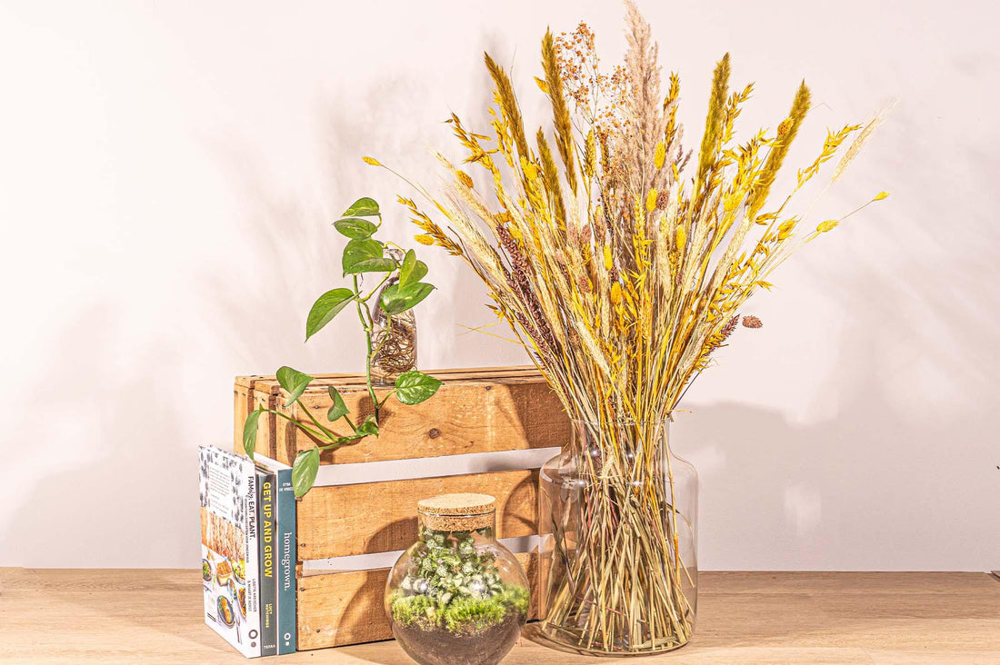 Trockenblumen im Briefkasten – 70 cm