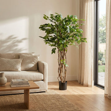 Ficus Liana Kunstbaum 140 cm – Kunstpflanze – 140 cm