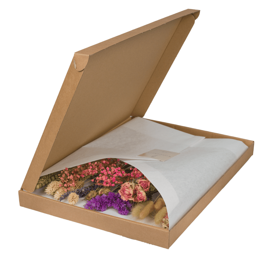 Trockenblumen im Briefkasten – Pink – 70 cm