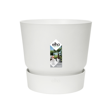 Pflanzentopf – elho Greenville Round Weiß – Weiß – Ø12 cm