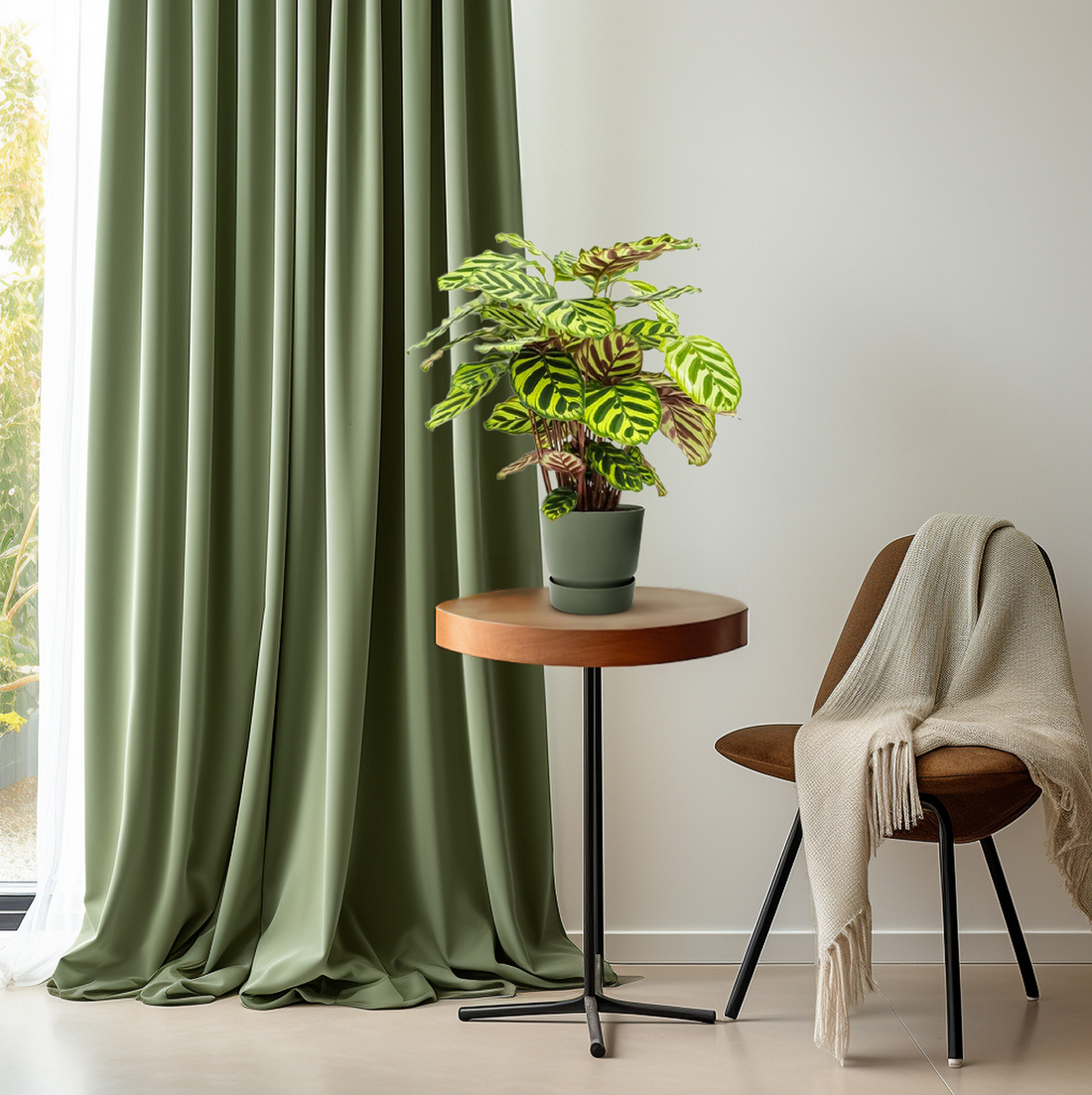 Korbmarante – Calathea makoyana – 45 cm – Ø14 cm
