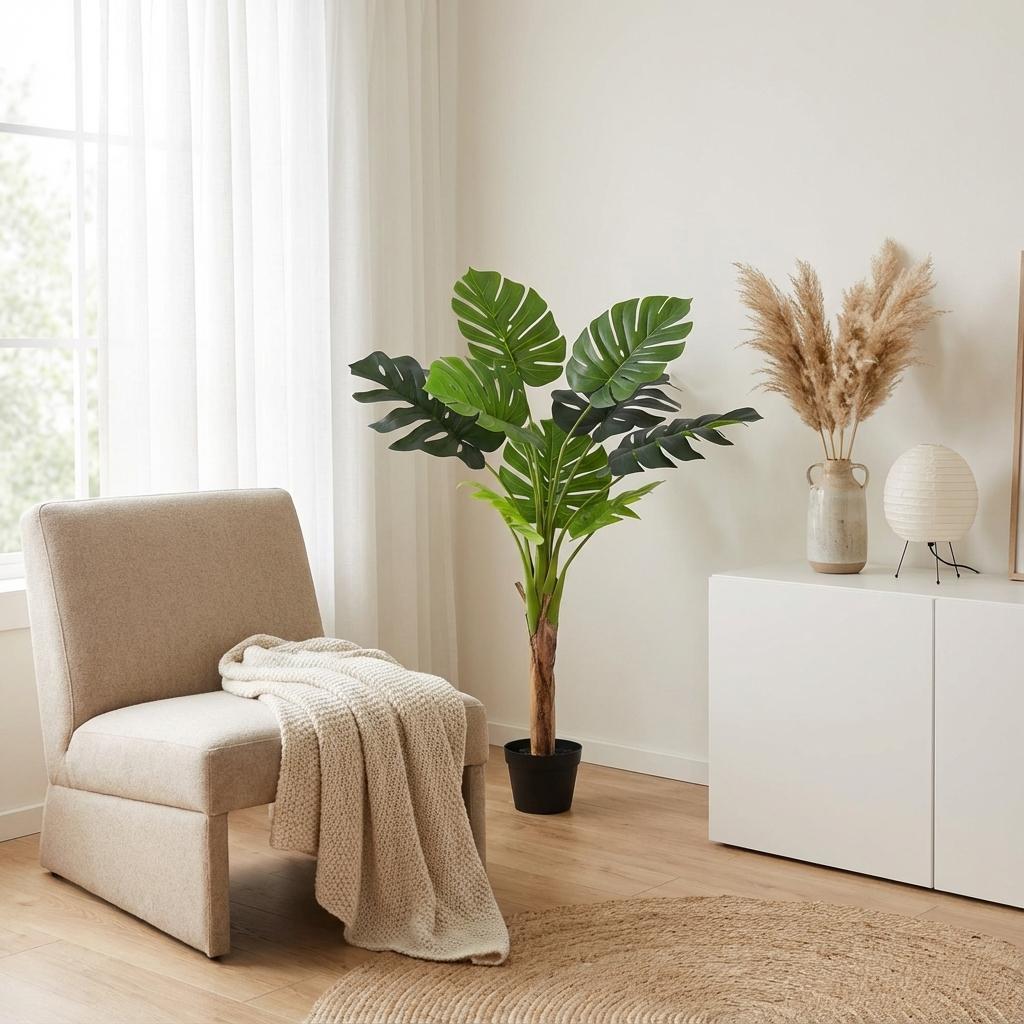 Monstera Deliciosa – Kunstpflanze – 120 cm